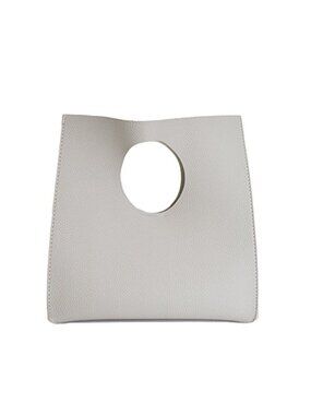 Soft PU Leather Clutch Small Tote Handbag with Magnet Snap